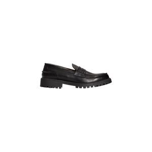 Roberto Pepe Luxury Black Calfskin Men's Loafer